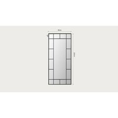 Зеркало Window Black 200x90cm