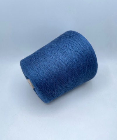 Folco (пр.Италия). 2/60 3000м/100гр, 50% меринос, 50% акрил, цвет-Синий меланж(735/614), арт.30782
