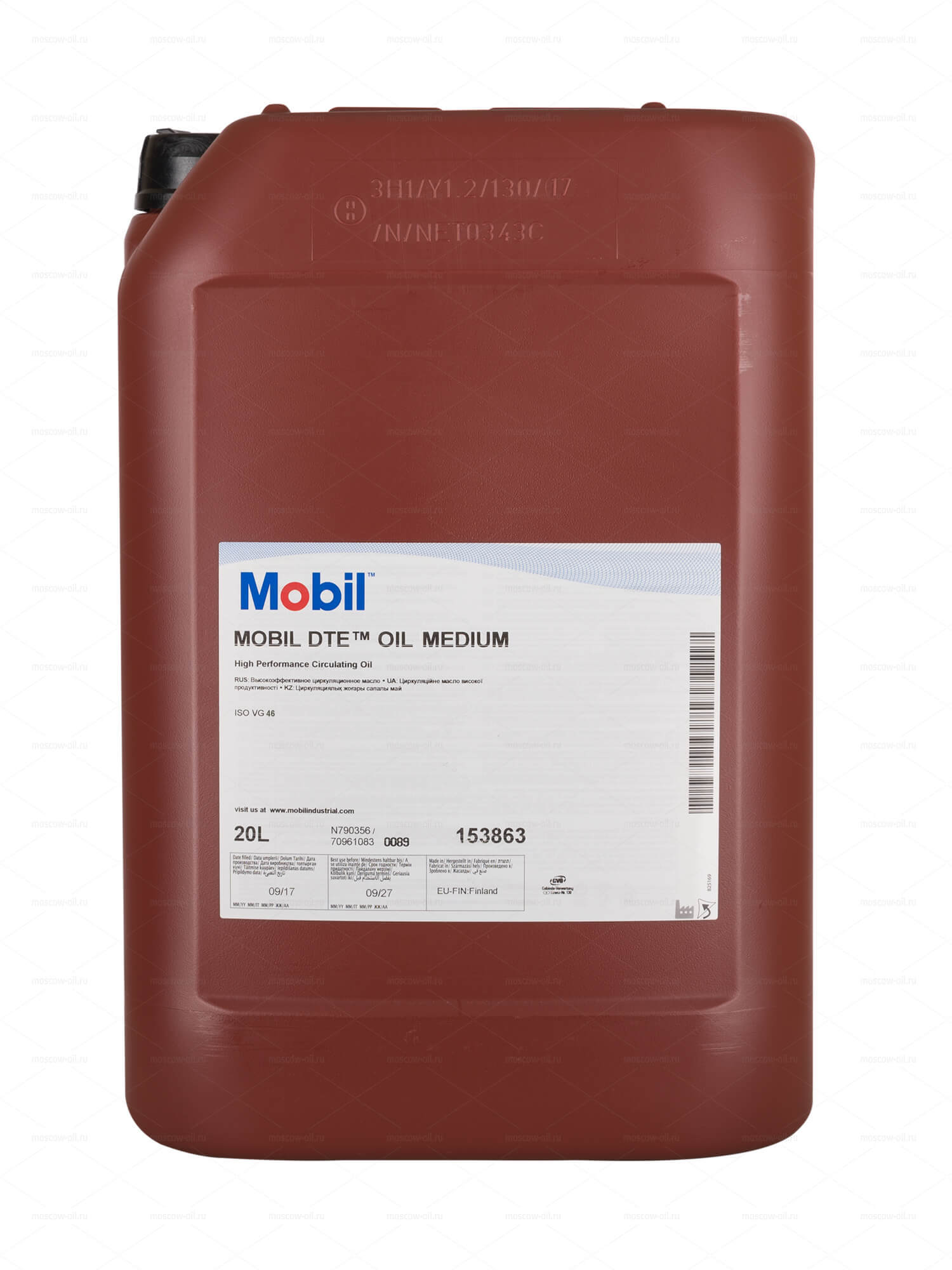Циркуляционное масло Mobil DTE Oil Medium 20 л