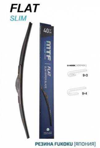 Щетка стеклоочистителя MTF light SLIM FLAT, Бескаркасная, Резина FUKOKU, Графит, 550мм (22''), 1 шт. Щетка стеклоочистителя MTF light SLIM FLAT, Бескаркасная, Резина FUKOKU, Графит, 550мм (22''), 1 шт.