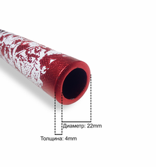 Алюминиевый руль PROTAPER Metal Mulisha сечение 28/22, красный
