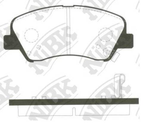 Колодки NiBK PN0537