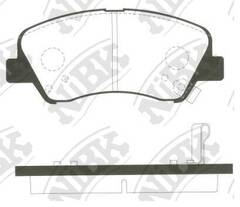 Колодки NiBK PN0537