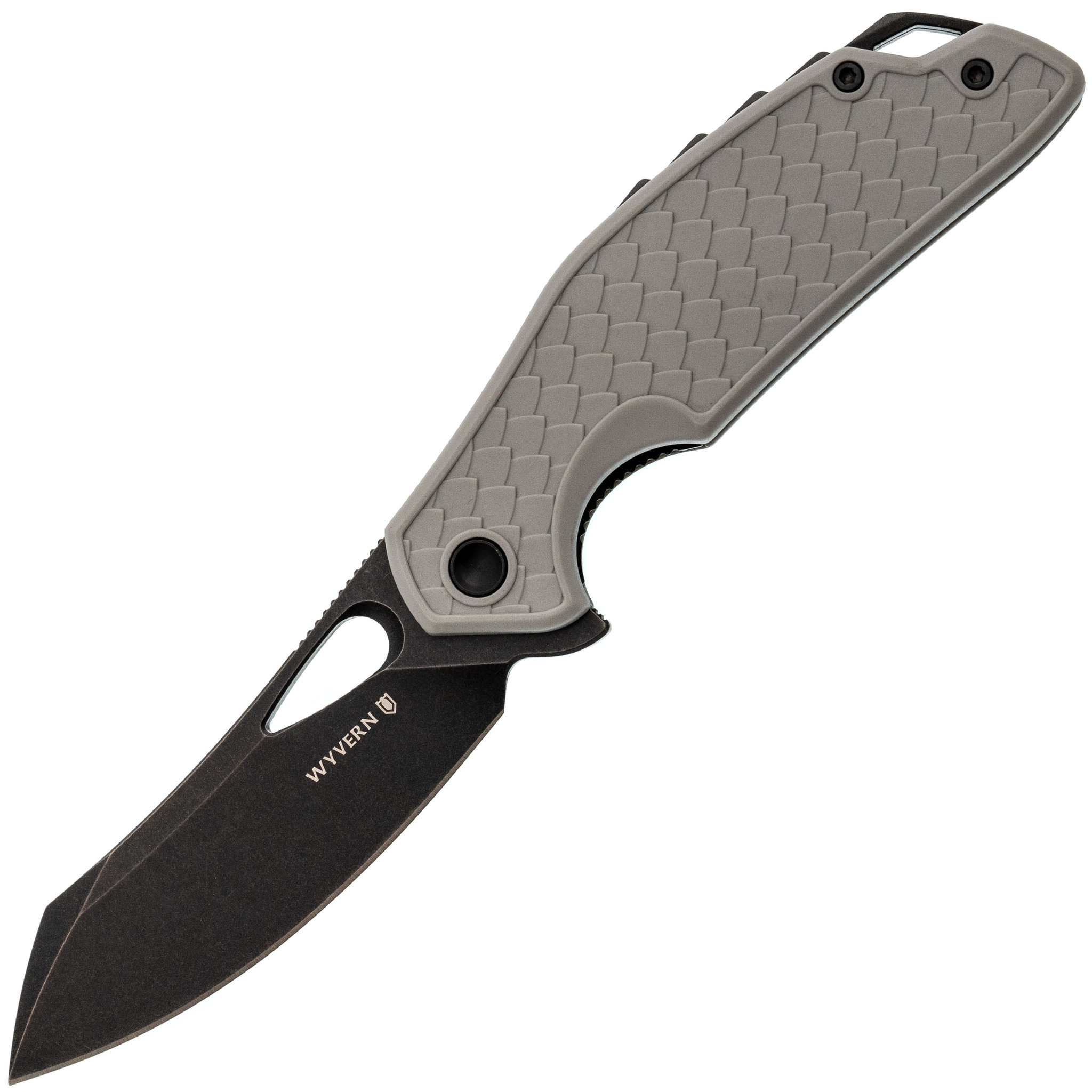 Раскладной нож Mr.Blade Wyvern Wharncliffe, сталь AUS-8, рукоять термопластик FRN, серый