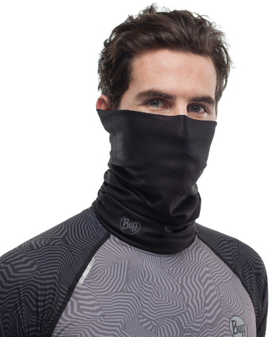 Бандана-труба летняя Buff CoolNet Solid Black фото 2