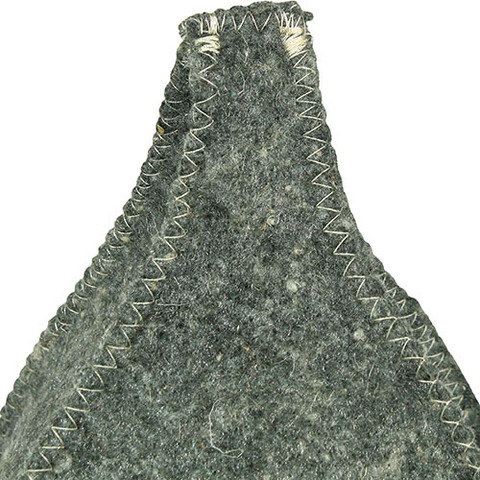 Шапка для бани Буденовка серая - 7