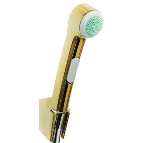 Hansgrohe 32129990 Комплект гигиенического душа с держателем и шлангом 125 см (золото полированное)