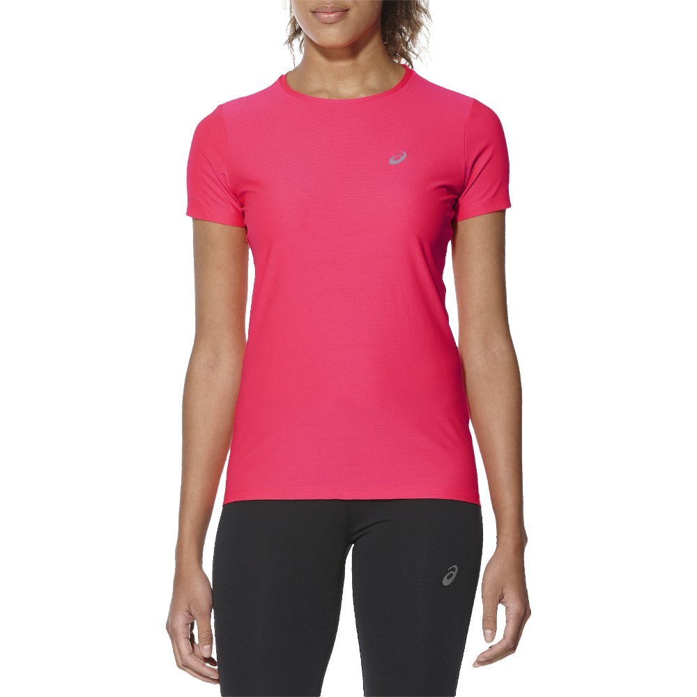 ASICS SS TOP женская беговая футболка розовая