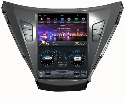 Магнитола для Hyundai Elantra/Avante (2011-2013) Android 9.0 4/64GB QLED DSP модель ZF-1153-DSP