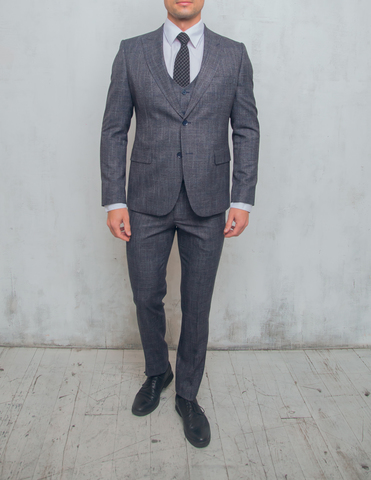 Костюм мужской - тройка Slim Fit Danilo Barcelo 02/579