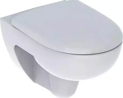 Geberit Renova 500.801.00.1 Комплект из подвесного безободкового унитаза T54 Rimfree (203050) c сиденьем и быстросъемной крышкой с микролифтом.