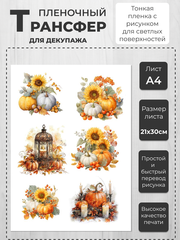 0175 Пленочный трансфер для декупажа формат А4, ProArt