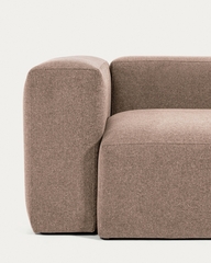 Угловой 4-х местный диван Blok 320 x 230 cm розовый