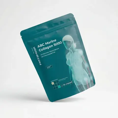 Пептиды рыбного коллагена ABC Marine Collagen (Со вкусом Апельсина) 165 г