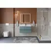 BelBagno KRAFT-800-2C-SO-AO База под раковину подвесная с фрезерованными ручками по всей длине фасада с двумя выкатн. ящ., Голубой Мат., 800x455x500