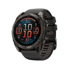 Умные часы Garmin Fenix 8, 51мм, Amoled Sapphire Titanium Carbon Gray (010-02905-21)