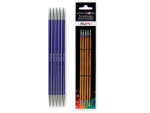 Чулочные спицы алюминий Lana Grossa Rainbow 15 см купить