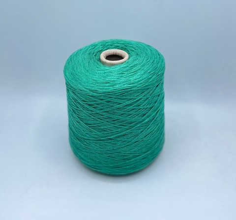 Filati Naturali (пр.Италия),art-Cash-cotton, 270м/100гр, 15%Кашемир 85%Хлопок , цвет-Зеленый меланж, арт-28044