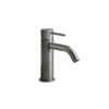 Gessi 316 54202#239 Смеситель для раковины на 1 отверстие, без донного клапана, излив 123мм, цвет: steel brushed