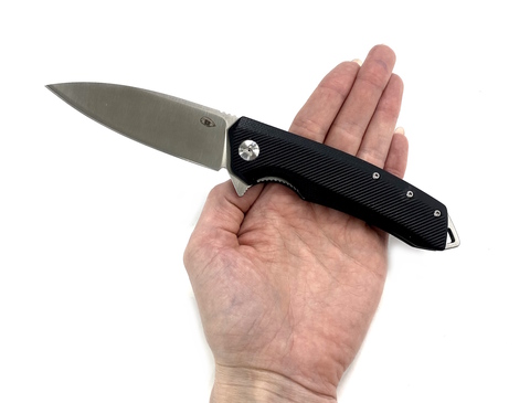 Складной нож Шершень-03 Black, сталь D2, G10