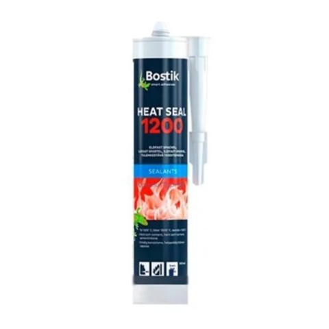Герметик печной черный Bostik Heat Seal 1200С / Бостик Хет Сил