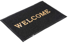Коврик противоскользящий Welcome черный