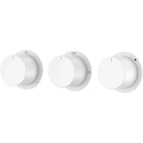 Boheme 124-3-MW.1 Смеситель встроенный STICK DIAMOND MATT WHITE 3-х проходной