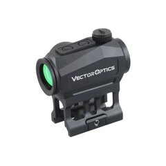Коллиматорный прицел Vector Optics Scrapper 1x22 Solar Power Multi Reticles (закрытый, 2 MOA, метка точка красная, picatinny/weaver, IP67, в комплекте 2 кронштейна)