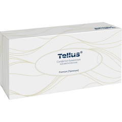 Салфетки косметические Tellus Премиум 2-слойные (100 штук в упаковке, 120380)