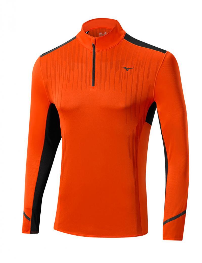 Беговая рубашка с замком Mizuno DryLite Premium Tee мужская - 2