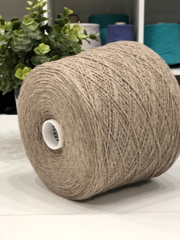 Норка (25%) с мериносом (75%) Zegna Baruffa 3/15000 тауп меланж