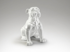 Фигурка большая White Bulldog белая