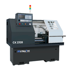 Токарный станок c ЧПУ с прямой станиной (мех. патрон) MetalTec CK 2320