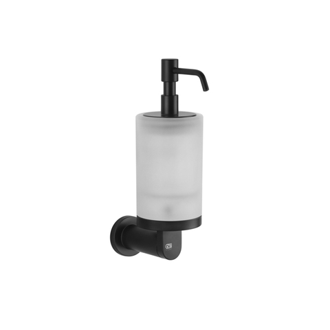 Gessi Emporio accessories 38815#299 Дозатор для жидкого мыла настенный, сатинированное стекло, цвет: Black XL
