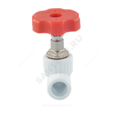 Клапан (вентиль) PP-R запорный белый Дн 25х90гр внутренняя пайка VALFEX 10146025