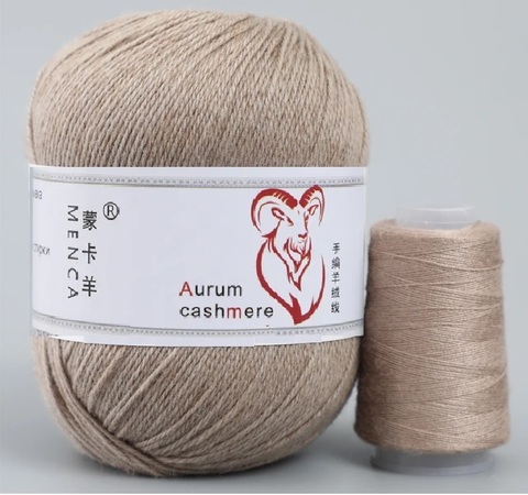 Пряжа Aurum Cashmere 930 бежевый меланж
