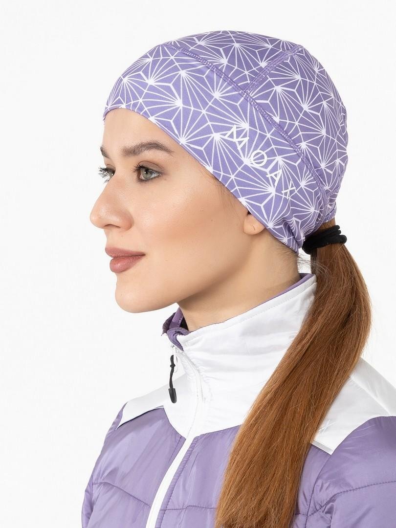 Женская спортивная шапка Moax Tista Pony Tail лавандовая