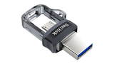 Флеш-накопитель SanDisk Ultra Dual Drive m3.0 256GB, USB-A/Micro B, R 130 МБ/с