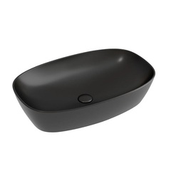 Ceramica Nova Element CN6049MB Умывальник чаша накладная овальная, 60x38, цвет: чёрный матовый фото