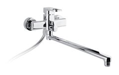 Timo Sahara 2205YCR CHROME Смеситель для ванны с душем, с длинным изливом, цвет: хром фото