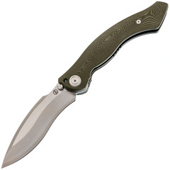 Фото Складной нож Maxace Vortex-S, сталь SLD-magic, рукоять микарта, зеленый
