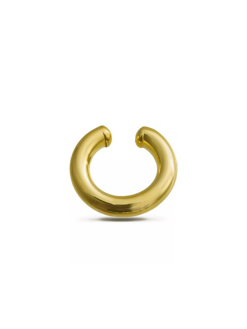 Кафф Классик, серебро 925, позолота 18k