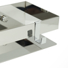 Lemark Shelf Line 9771052 Полка для душа прямая 400 мм из нерж. стали с крючками, хром