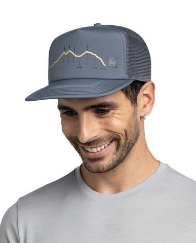 Картинка кепка Buff Explore Trucker Cap Cram Ash - 2