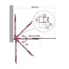 BelBagno Luce LUCE-VF-11-80/145-C-NERO Душевая шторка на ванну, цвет: чёрный