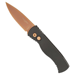 Фото Автоматический нож Pro-Tech Tactical Response 2 Rose Gold, сталь MagnaCut, рукоять алюминий, черный