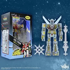 Коллекционная фигурка Super7 Voltron Super Cyborg (Clear)