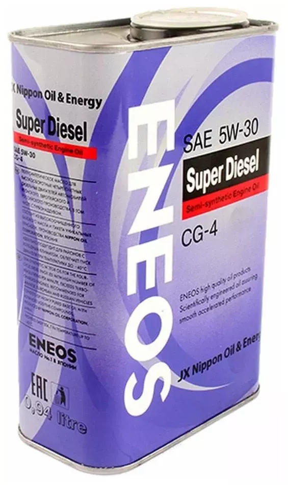 Масло моторное ENEOS CG-4 5W-30 полусинтетическое 0,94 л