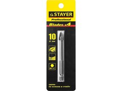 STAYER 10 мм, 4х кромка, HEX 1/4, Сверло по стеклу и кафелю (2985-10)