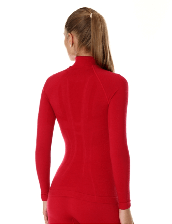 Brubeck Wool Merino терморубашка женская малиновая - 2